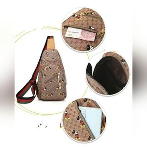 new Mickey mouse waist bag (double zip)